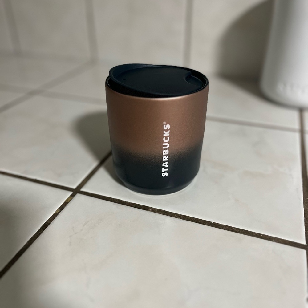 Starbucks hot coffee cup tumbler navy pink mug